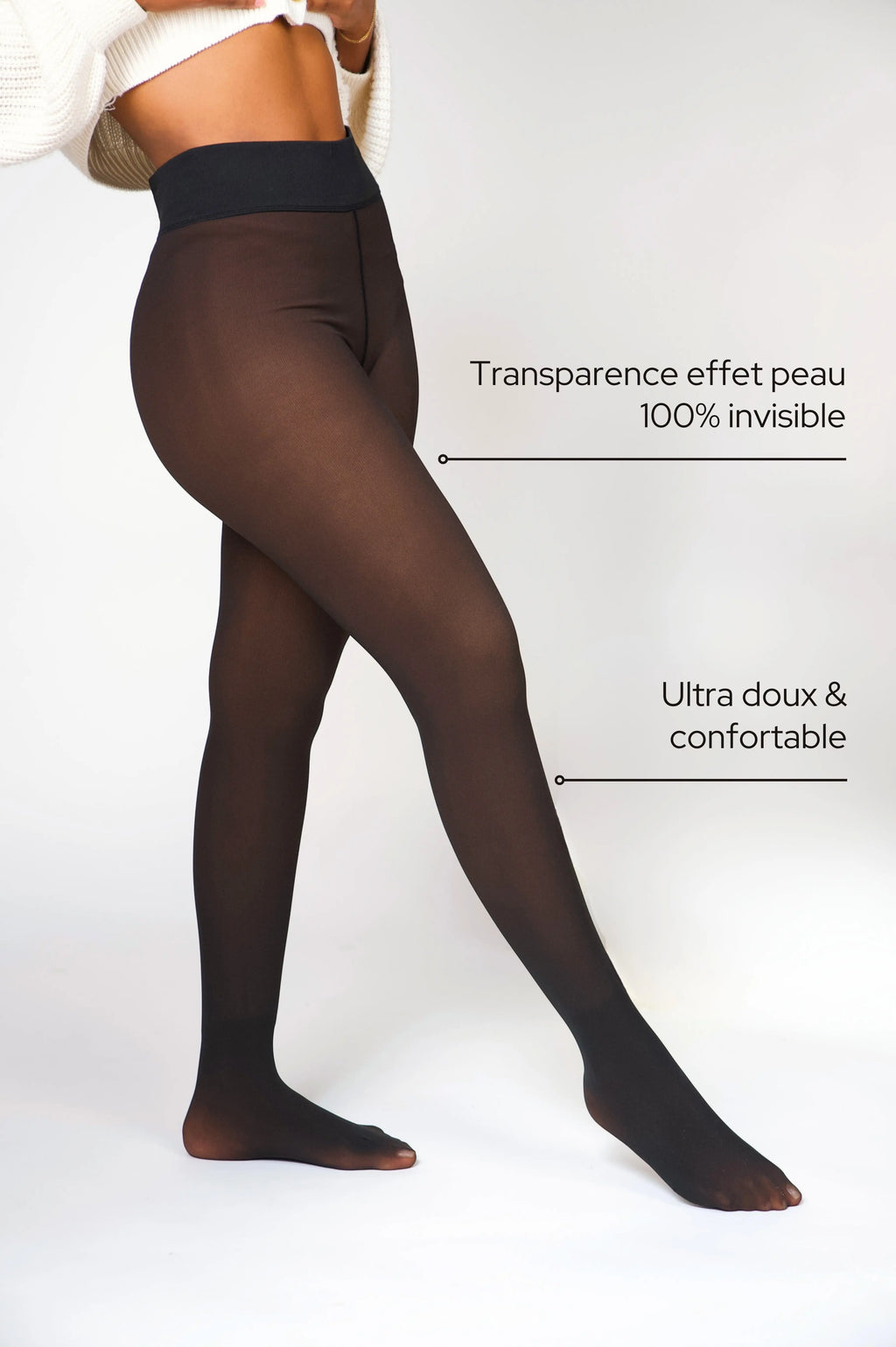 L’Authentique Collant Polaire Cacao