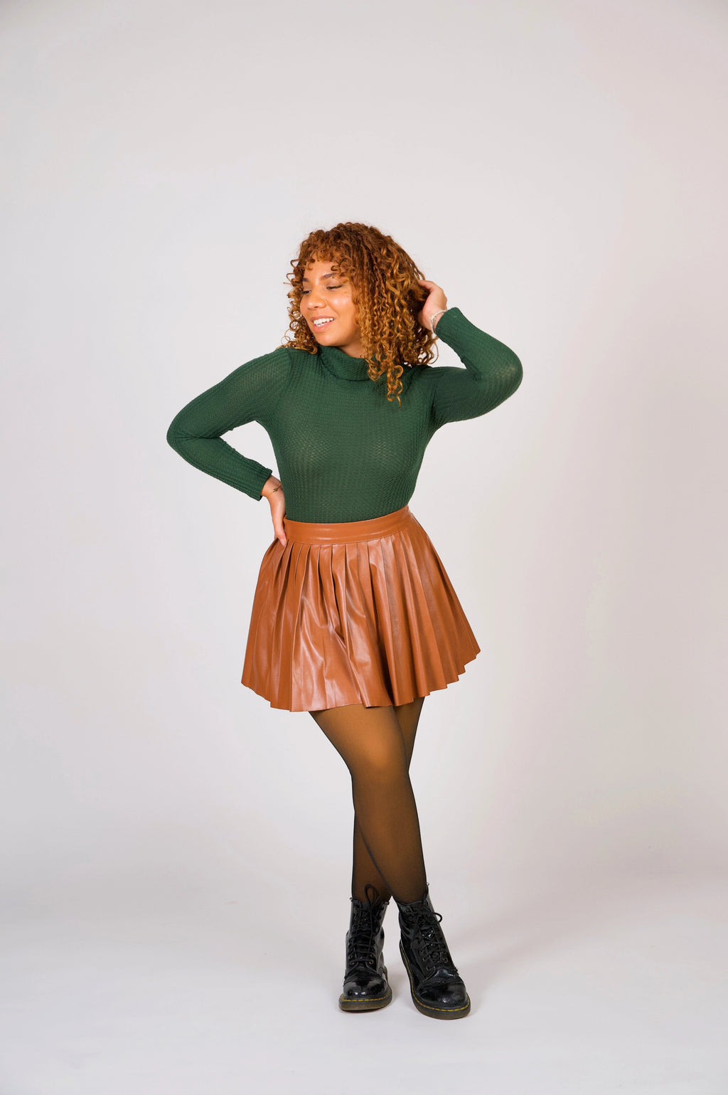 L’Authentique Collant Polaire Caramel