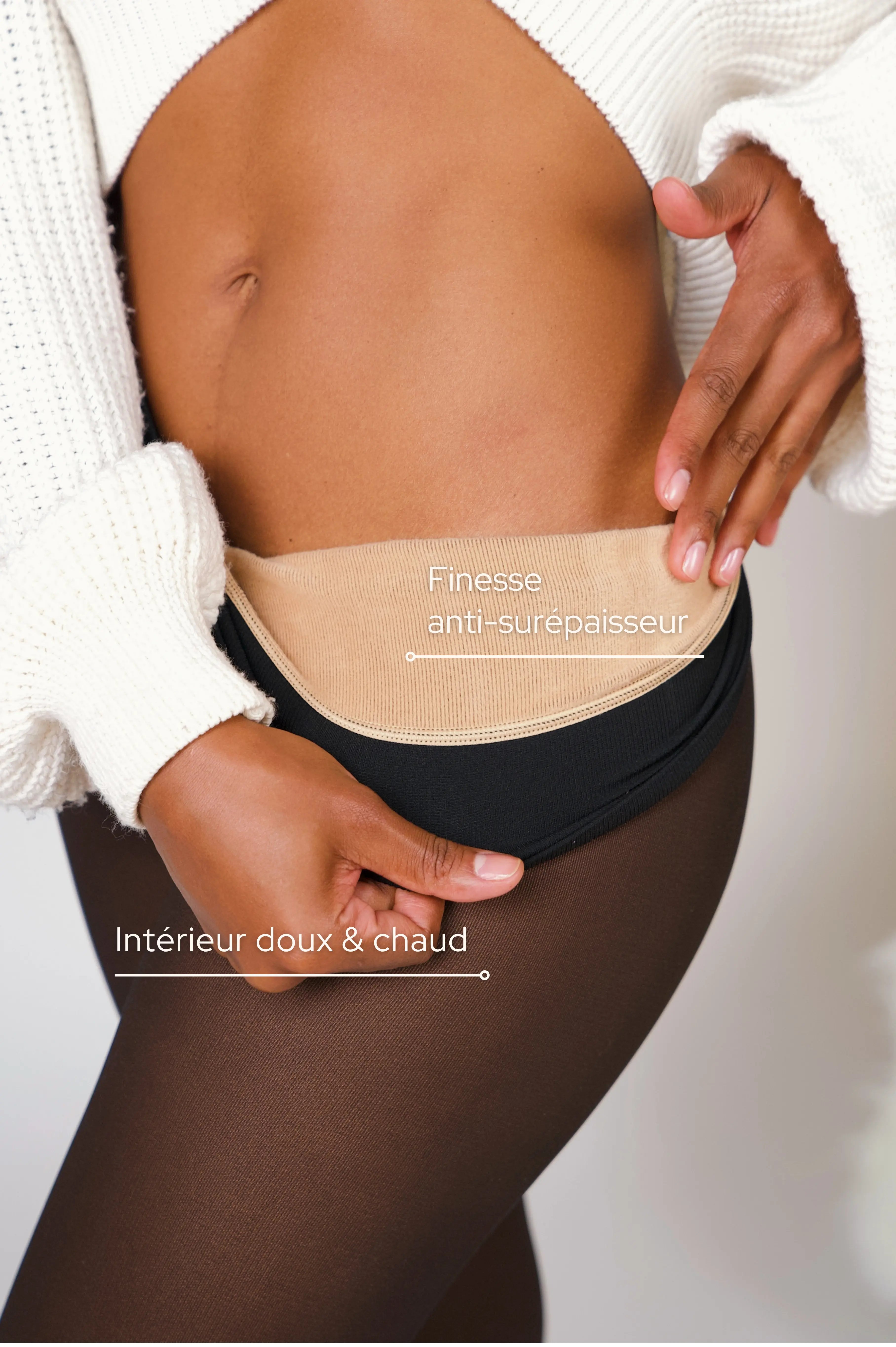 L’Authentique Collant Polaire Cacao