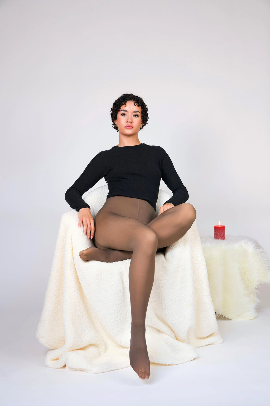 L’Authentique Collant Polaire Nude